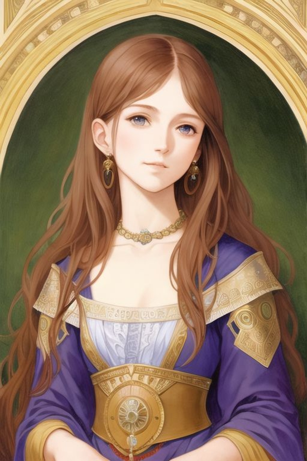 SamDoesArt A Girl Detailed Face Medieval Clothing OpenArt madison-beer-as-edm-yogi-jewelry-glamorous-oily-stable-diffusion