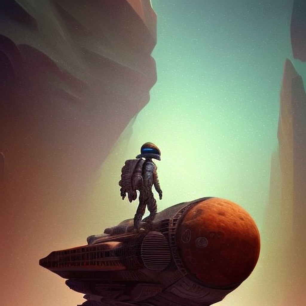 Kinkade's Mars Landing 2 OpenArt