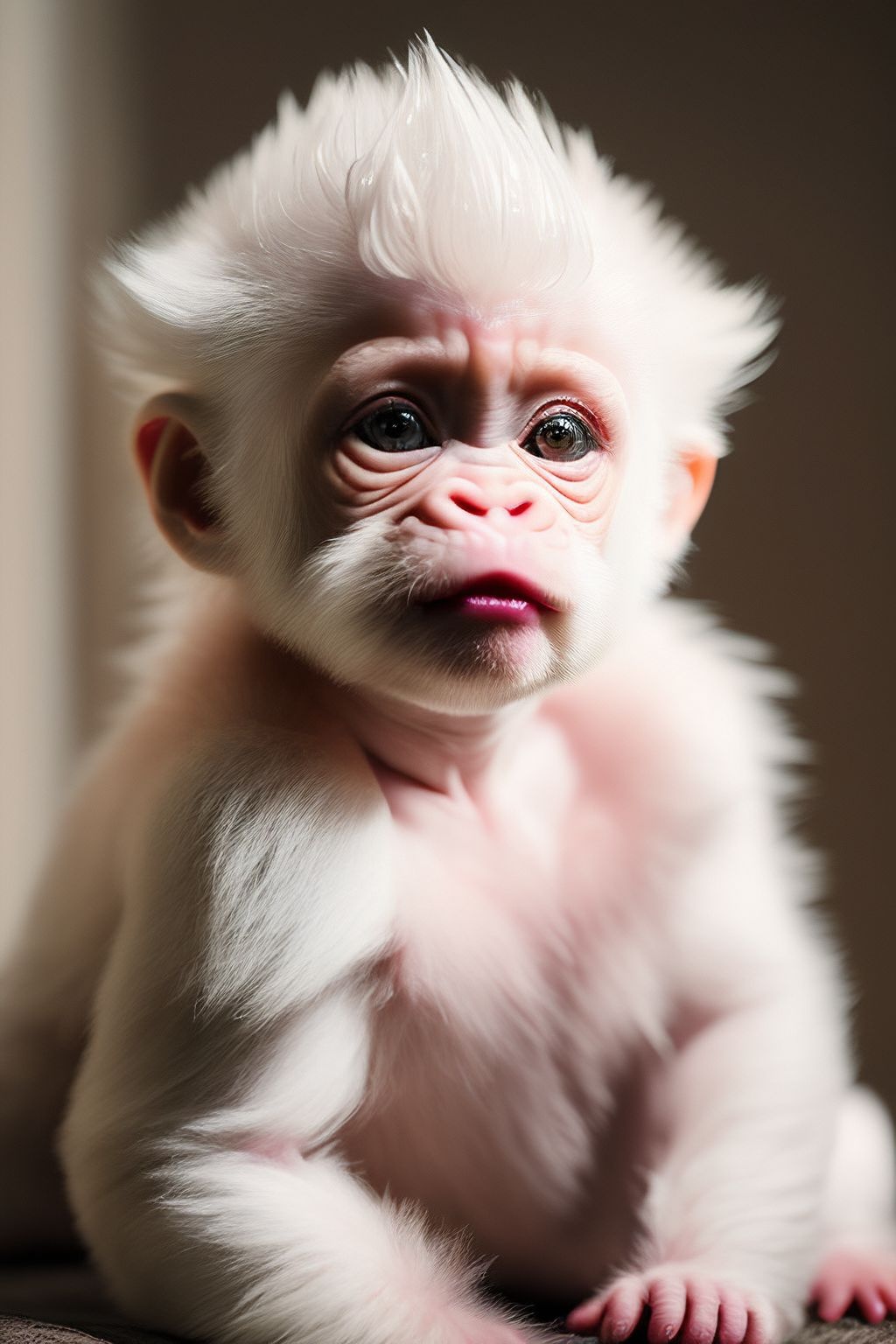 baby white gorilla