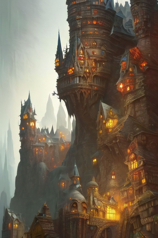 Dark Fantasy Castle | OpenArt