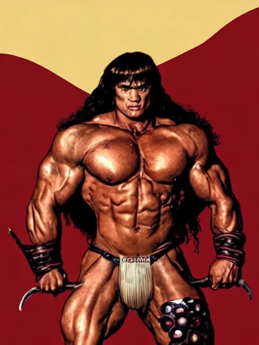 Conan Barbarian Bodybuilder Thong Comic Openart 3730