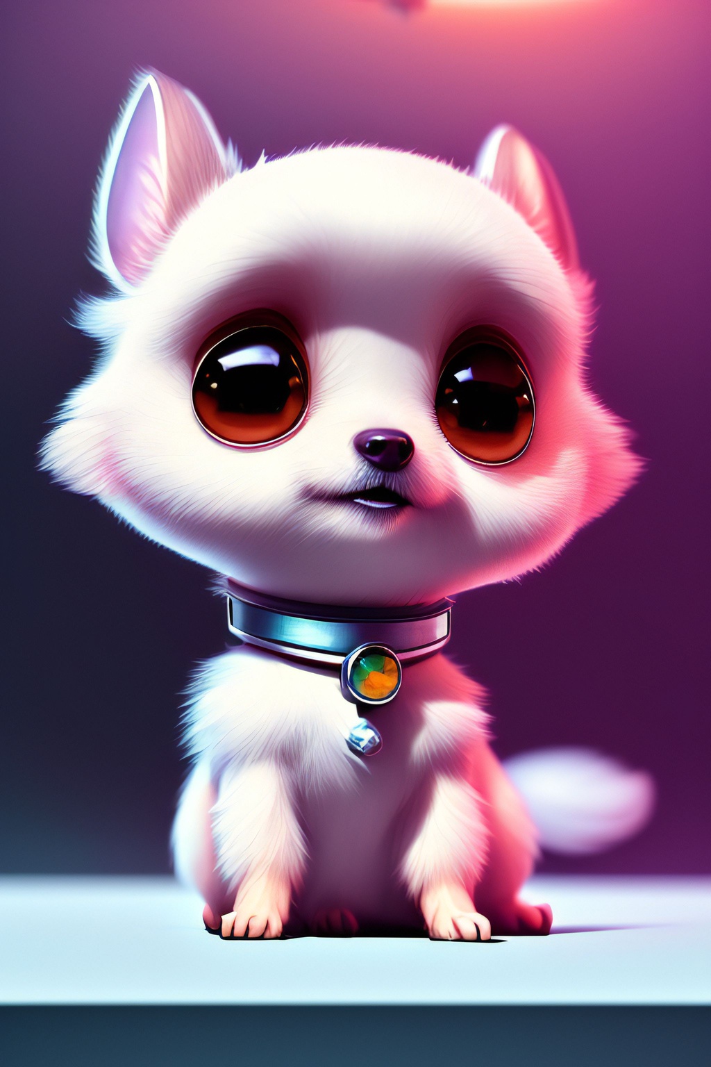 Prompt: highest quality Cute small humanoid dog sitting in front of laptop, ultra sharp, vivid, high contrast, unreal engine, cozy indoor lighting, artstation hq, detailed, digital painting, cinematic, character design by mark ryden and pixar and hayao miyazaki, unreal 5, daz, hyperrealistic, octane render