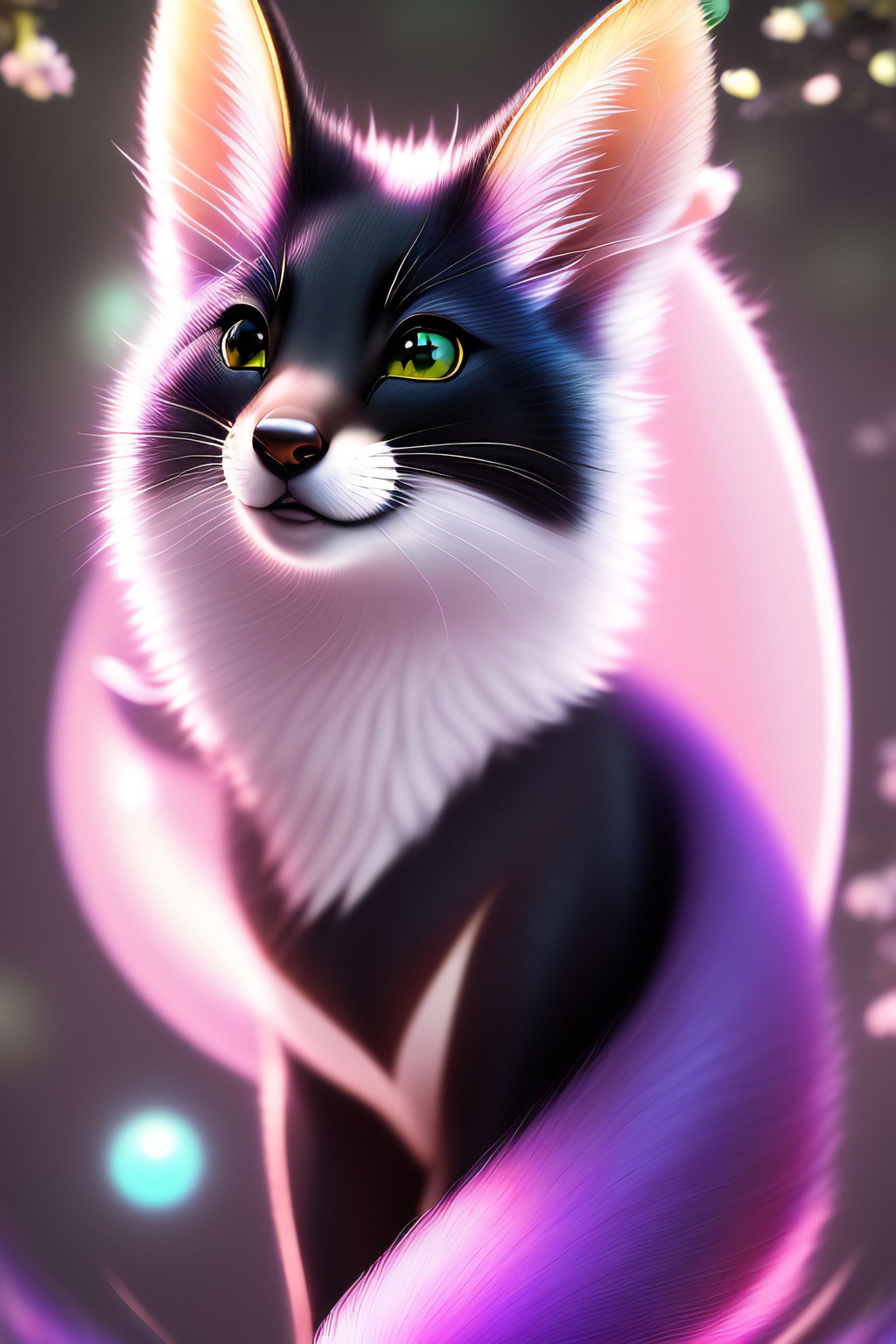 majestic long ear kitsune spirit | OpenArt