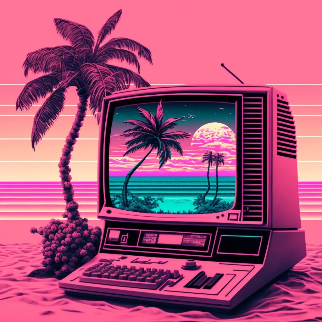 Vaporwave Chill Art
