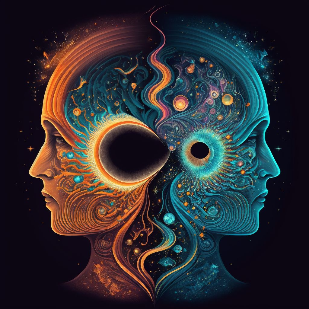 Prompt: telepathy in a higher vector dimension