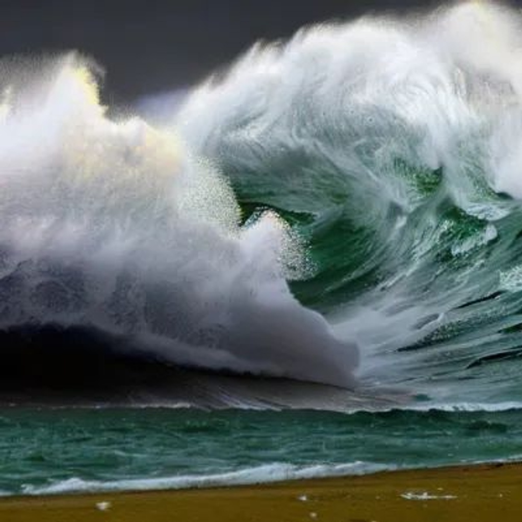 Prompt: A photorrealistic and also a looot detailled photo of a stormy water storm.