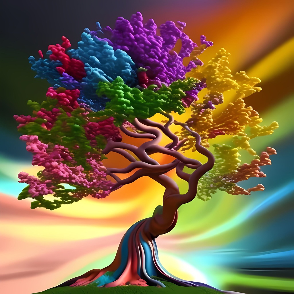 thumbnail image 2 of Premium Labels Colorful Tree Of Life Personalized Address Labels - 30 Per Sheet - Buy 3 Get 1 Free 2 of 4