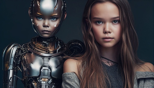 kristina pimenova and jenna ortega humanoid full bod... | OpenArt