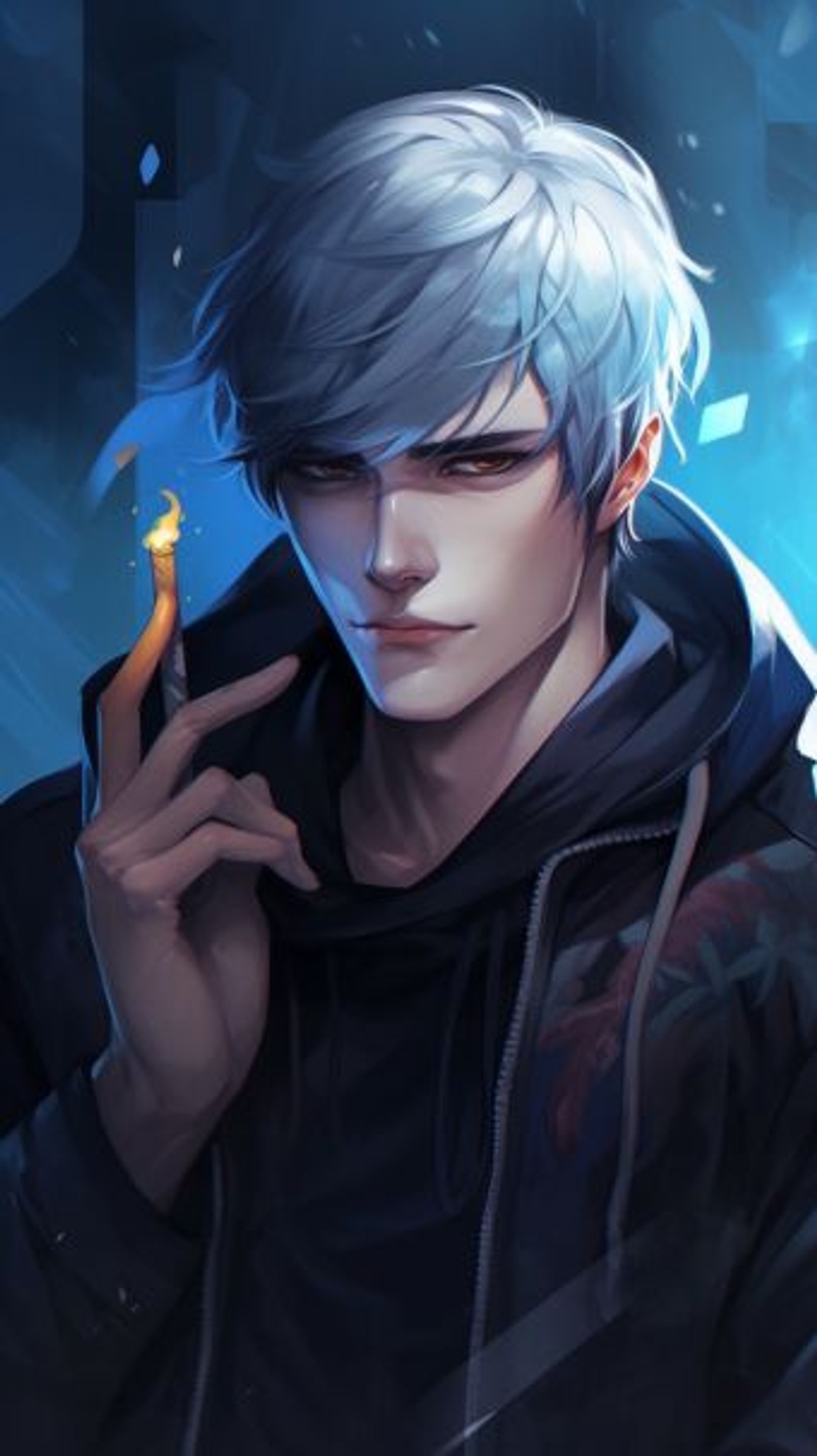 AI Art Generator: Anime boys smoking