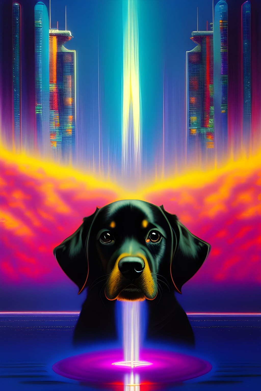 Prompt: abstract_design_vivid_colors__highly_detailed__cartoon_style_dog_Portrait__centered__highly_detailed_Seed-1321322_Steps-35_Guidance-12.1