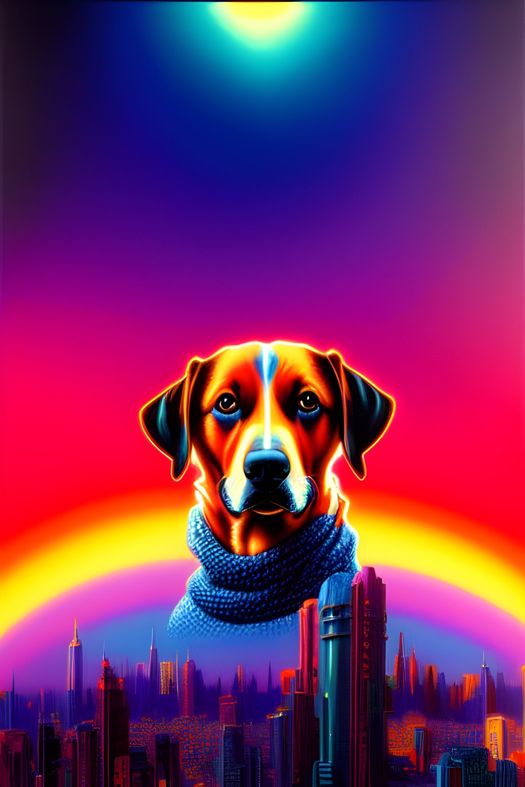 Prompt: abstract_design_vivid_colors__highly_detailed__cartoon_style_dog_Portrait__centered__highly_detailed_Seed-1321322_Steps-35_Guidance-12.1