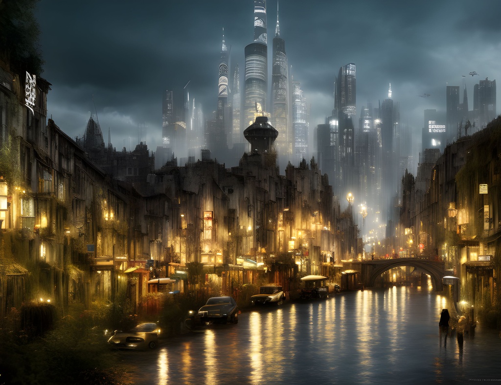 Prompt: Dark_Fantasy_City__photorealistic__highly_detailed__masterpiece__cinematic__Seed-2066245_Steps-50_Guidance-7.5