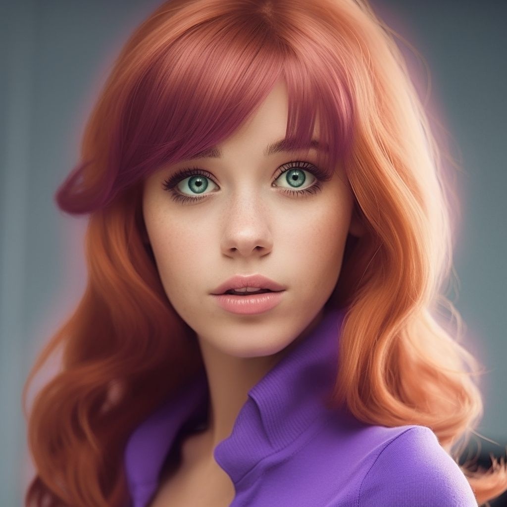 Prompt: real life Daphne Blake