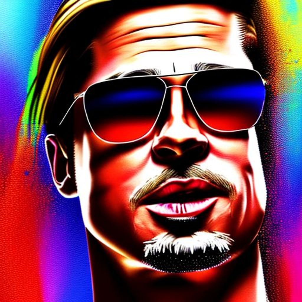 Prompt:  abstract paint splash, portrait of brad pitt,    highly detailed, realistic, unreal engine, vivid color, cinematic lighting, professional, intricate detail, acrylic vibrant colors,