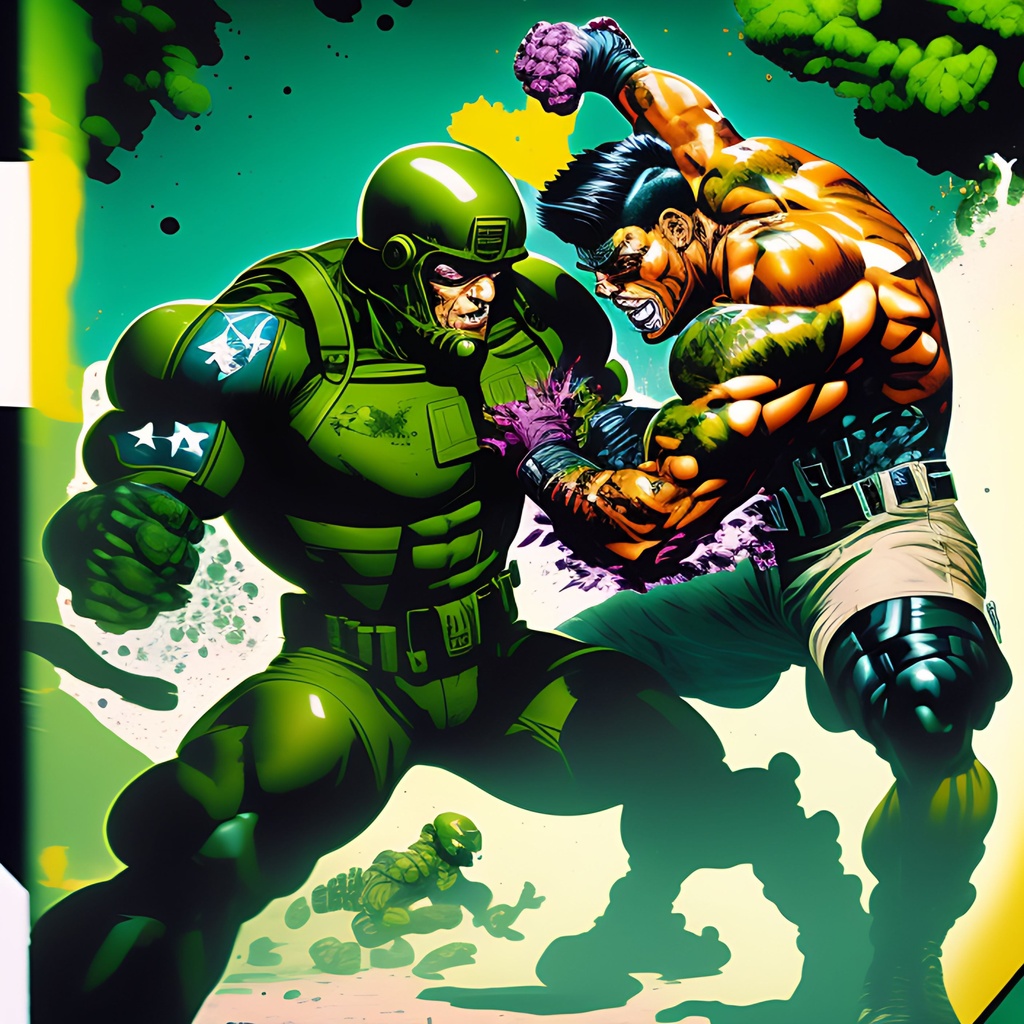 Combat Comic Book series 116 OpenArt