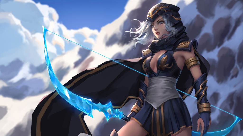 Ashe League of Legends 4K 8K Wallpapers, HD Wallpapers