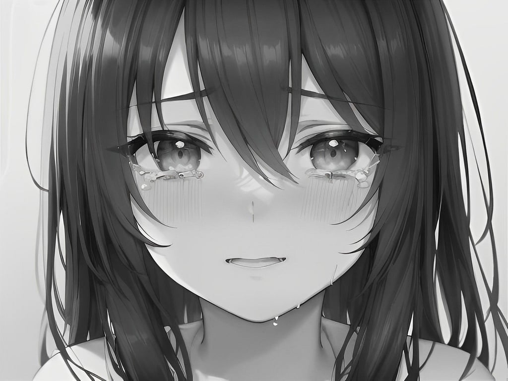 Anime girl crying | OpenArt