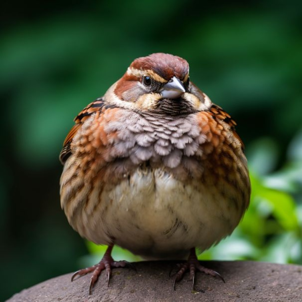 In a nearby park, you spot an unusual sight: an obes... | OpenArt