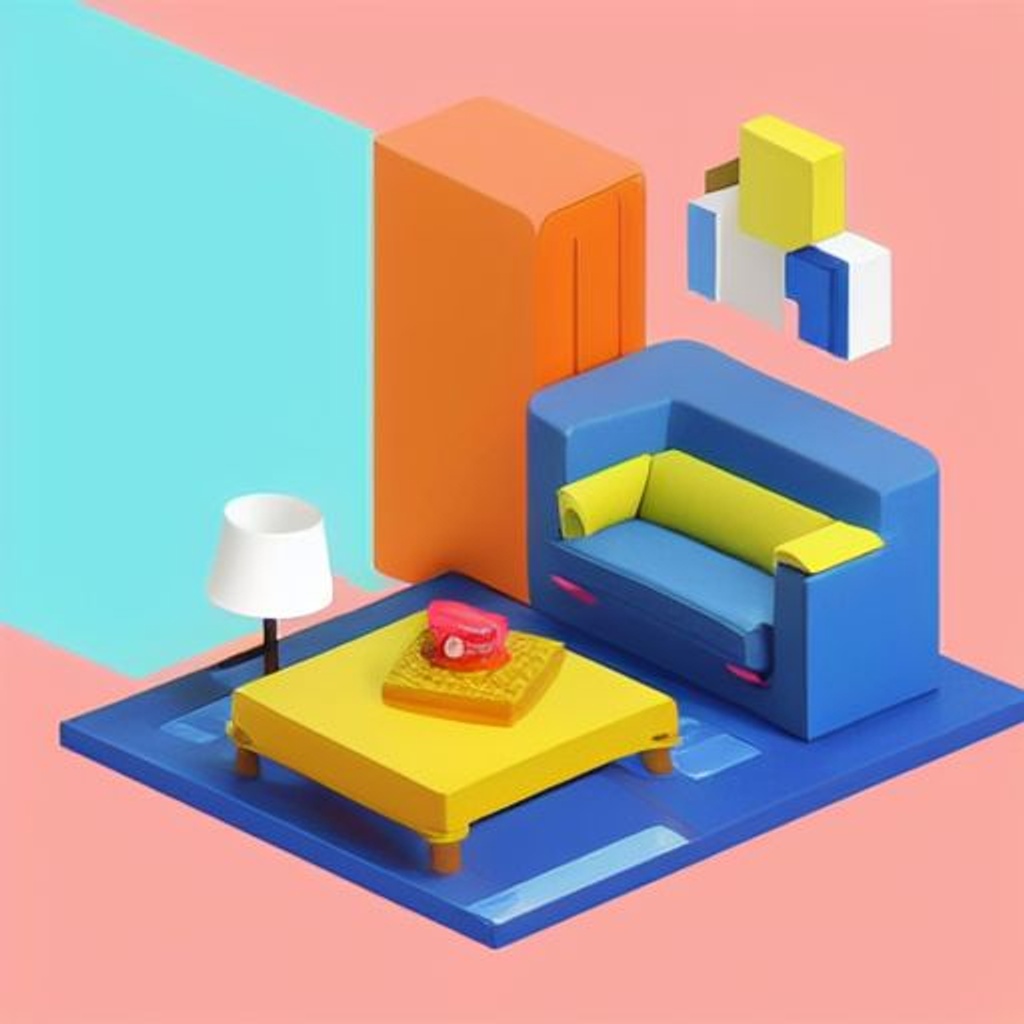 Prompt: Tiny cute isometric bedroom on a block,  gradiant colors, 100mm lens, hologram, no light,  gradient color , vector illustration,  cel shading,  cel-shading, Toon Shading, NPR,  blender render, fine detailed, trending on dribbble, behance, modular constructivism, centered, by Peter Tarka, by Boyko, by Rwds, by Nadya Chunikhina, by Leludic