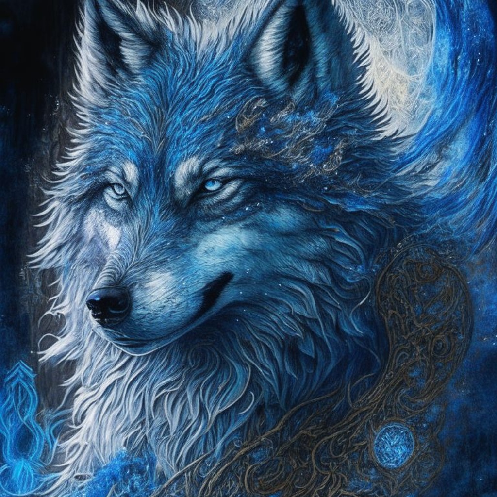 Mage Wolf | OpenArt