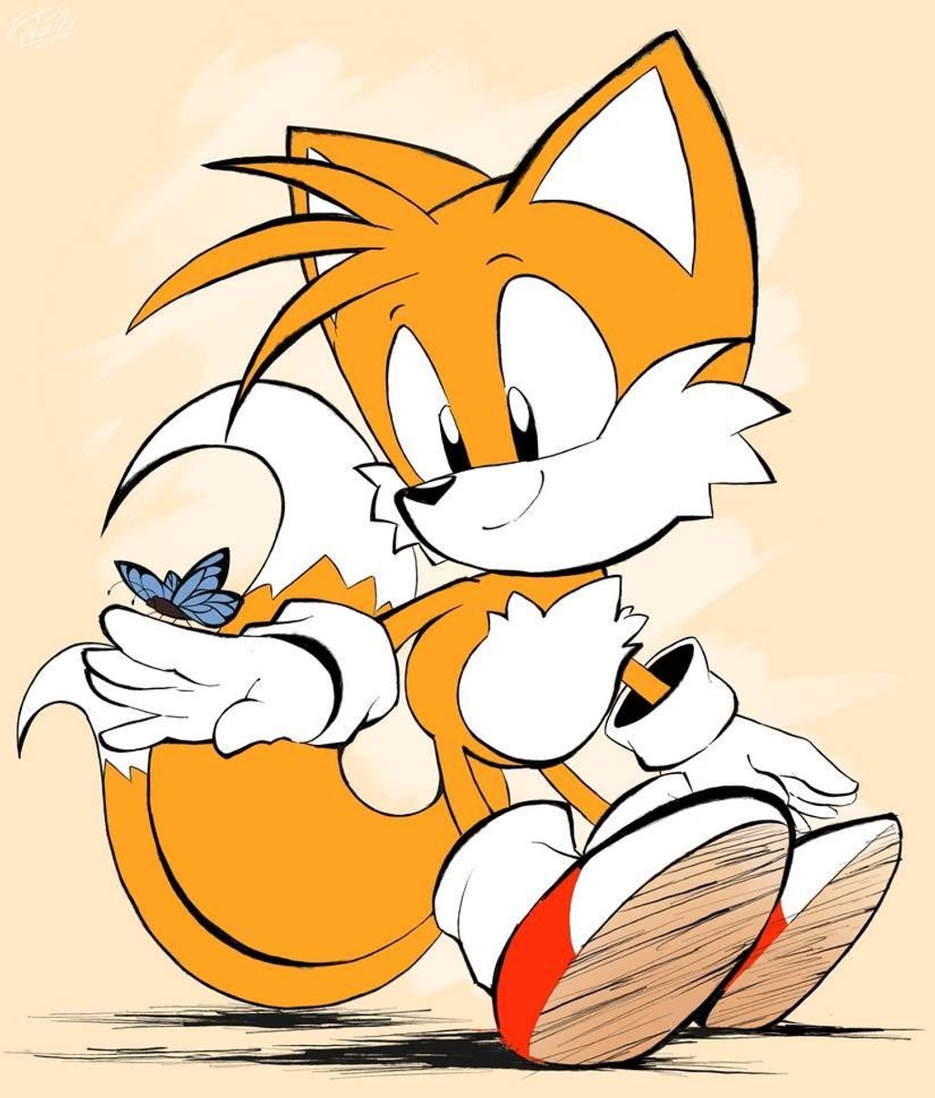 Classic Tails art (@eceezus) : r/milesprower
