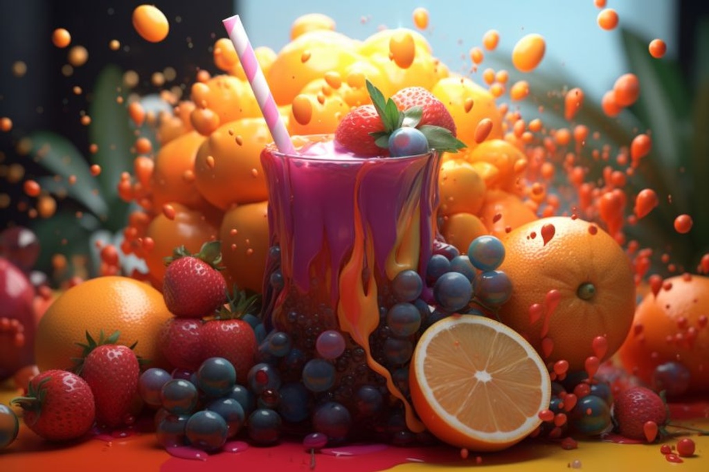 Prompt: Snow Cone :: 0.8 Pouring Juice :: 0.8 Frosty Effect :: 0.7 Circus Tent :: 0.4 Out-of-Focus Background :: 0.5 Colorful Flavored Juice :: 0.6 Close-Up View :: 0.9 --ar 3:2 --q 2 --upbeta --v 5.1