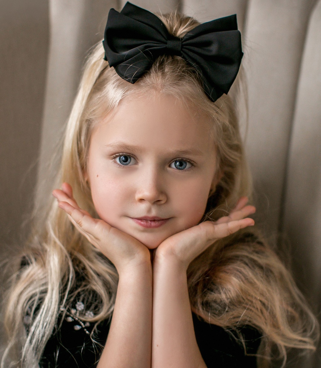 a little girl wearing white panties, blonde in hair