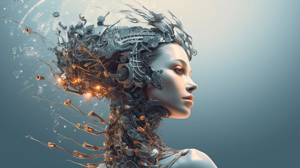 Prompt: By allowing artificial intelligence to expand upon my thoughts and ideas, something unique and beautiful can emerge