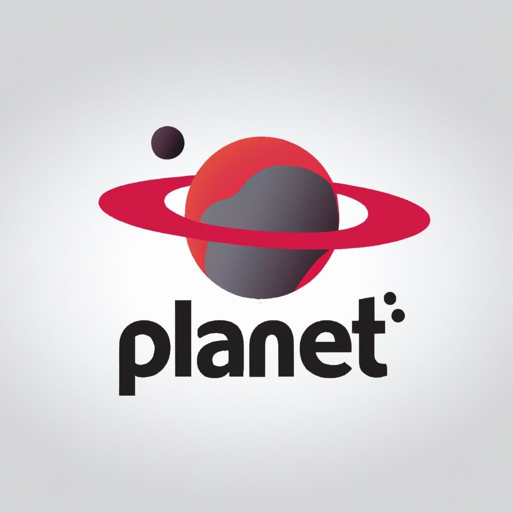 Prompt: planet logo