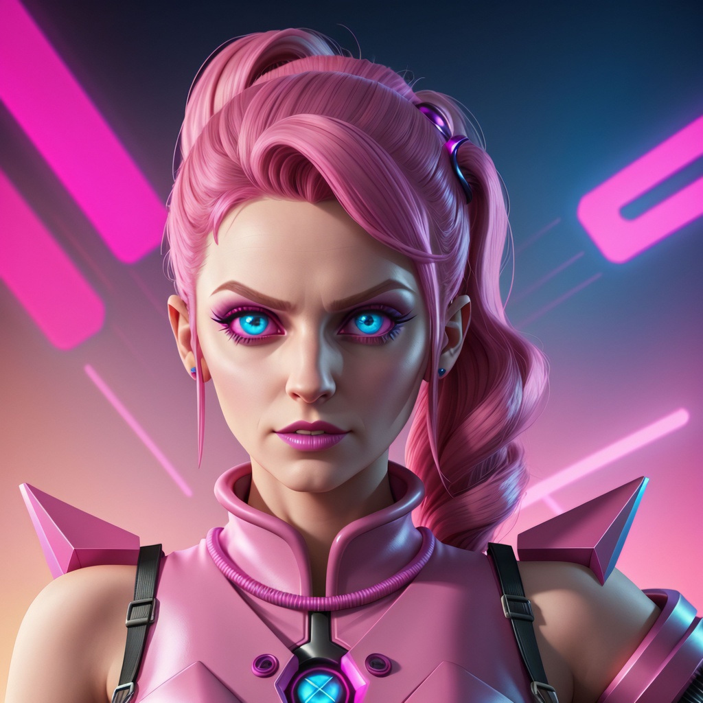 Synthwave Atompunk Girl | OpenArt