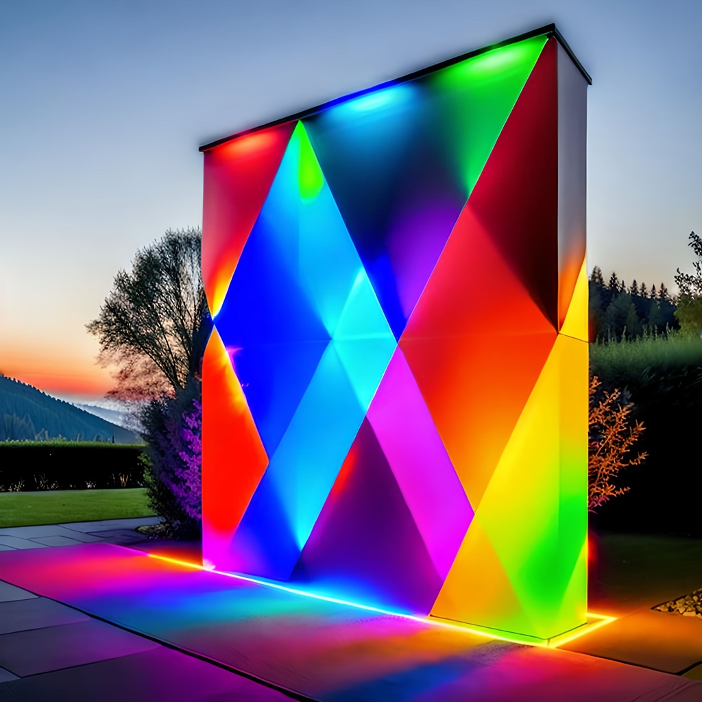 geometric color cube | OpenArt