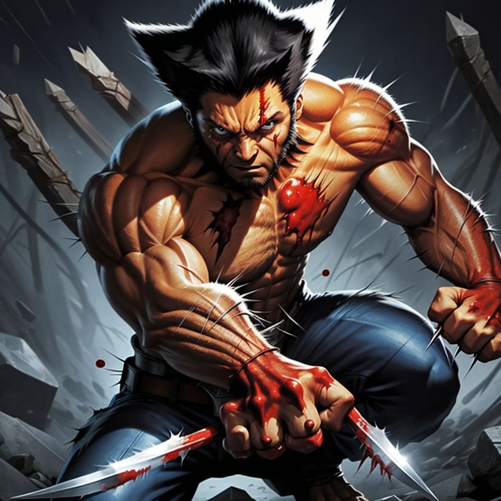 The Flamboyant Wolverine #vega #streetfighter #digitalart