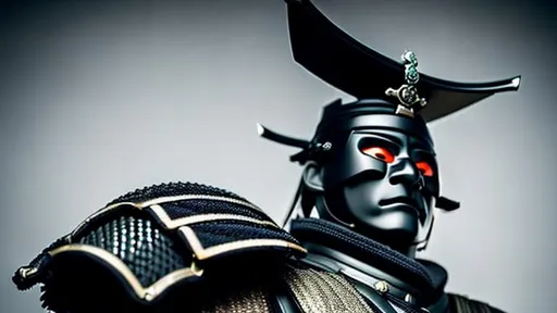 Prompt: Intricately detailed Samurai in Dark grey and Black Colored Samurai Armor, Wearing a Oni Mask on his face, Ronin, Photorealistic, Film Quality, Filmic, Hyperrealistic, Hyperdetailed, Japanese Aesthetic, Beautiful Sword Detail, Striking eyes, Inspired by a young Hiroyuki Sanada, dynamic lighting, Striking, Action pose, Movie Quality