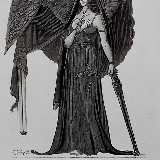 Prompt: Armenian goddess of the wars Nare