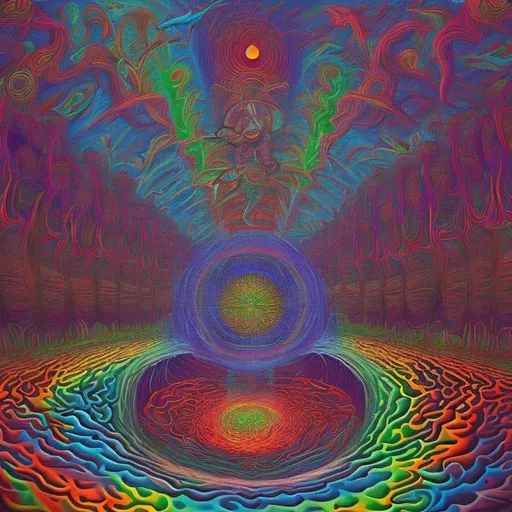 Prompt: What a DMT trip looks like