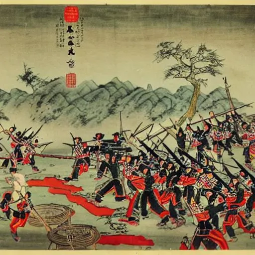 Prompt: The Chinese War