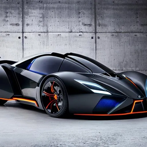 Prompt: Futuristic Batman sport car tank