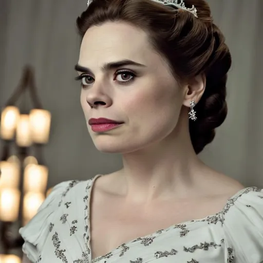 Prompt: May Queen Hayley Atwell