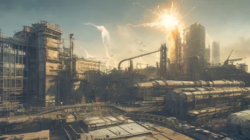 Prompt: extremely realistic, hyperdetailed, cyborg factory, machines building machines, organic, hazardous chemicals, fire, electrical sparks, high definition, ultra realistic,8K, digital art, green