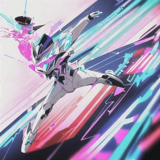 Prompt: Rhymecore's design reflects the vibrant and dynamic nature of rap music. They have a slender and agile physique, allowing for fluid movements and dance-like gestures that synchronize with the beats of their music. Their body is covered in patterns resembling soundwaves, giving the impression of music flowing through their very being. Their head is adorned with a stylized cap or hat, showcasing their personal style and love for hip-hop fashion. Rhymecore's face exudes charisma, with a mischievous smile and expressive eyes that reflect their passion for their craft. They often wear sunglasses or accessorize with gold chains and earrings, adding a touch of swagger to their overall appearance. Rhymecore's attire is a mix of urban streetwear and hip-hop fashion. They don vibrant and colorful clothing, featuring baggy pants, oversized hoodies, and stylish sneakers. Their outfits often incorporate graffiti-style designs, lyrics, and iconic rap symbols, paying homage to the rich culture of rap music. Musical elements are integrated into Rhymecore's design. Their limbs possess rhythmic patterns that resemble equalizer bars, pulsating in sync with the beats they create. They emit a subtle glow when in the presence of music, highlighting their deep connection to the rhythm and sound. Rhymecore has the ability to manipulate sound and rhythm, channeling their energy into creating beats and melodies that captivate and inspire. They can use their voice to create powerful sonic waves, energizing their surroundings and captivating audiences. Their presence ignites a sense of excitement and rhythm wherever they go, turning any gathering into an impromptu jam session