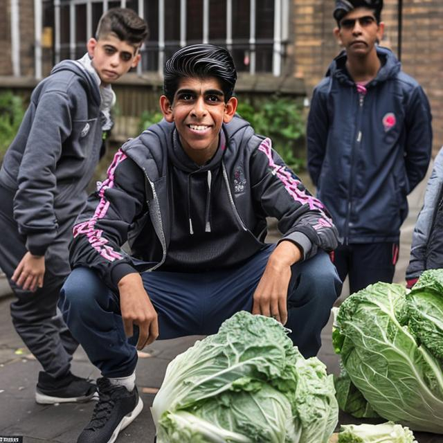 A Rat With The Face Of Rishi Sunak And Some Roadmen...