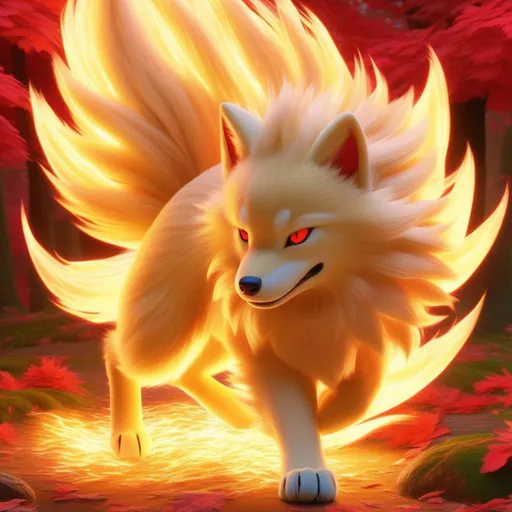 super accurate angry (Ninetales), realistic, photogr... | OpenArt