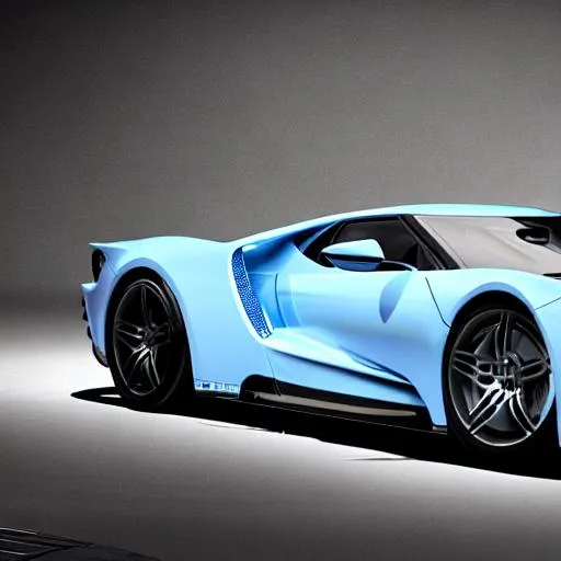 Prompt: futuristic ford gt