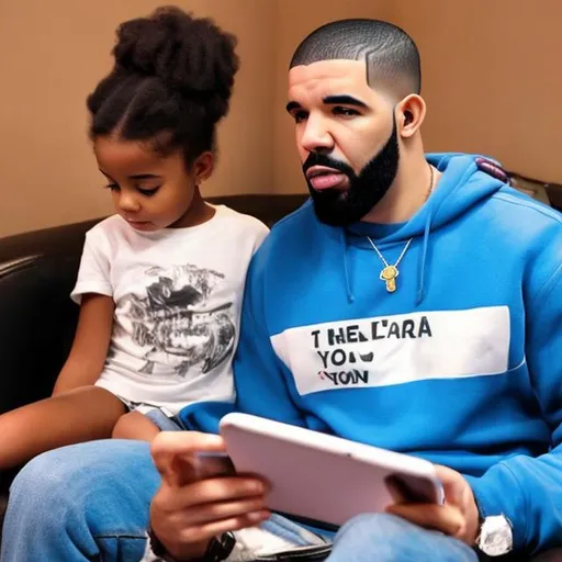 drake texting children