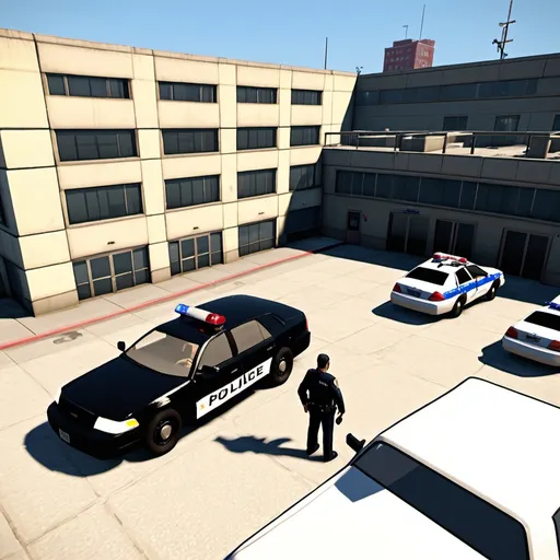 Prompt: Create highly optimized, mobile-friendly 3D game assets for an Android open-world roleplay game inspired by GTA V and Grand RP. Include modern urban buildings like police station, hospital, nightclub, bank, and city hall, with interior and exterior. Add realistic civilian and police vehicles with mobile-optimized textures and reduced polygon count. Character outfits for police, paramedics, civilians, gangsters, and businesspeople in realistic but mobile-friendly style. Also include everyday props like traffic signs, ATMs, streetlights, fences, and vending machines. Use a semi-realistic, PBR-styled look adapted for real-time rendering on Android devices. Assets must be performance-optimized for Unity or Unreal Engine mobile deployment.