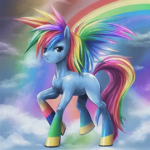 Rainbow Dash Mlp Sticker - Rainbow Dash Mlp Fan - Discover & Share GIFs