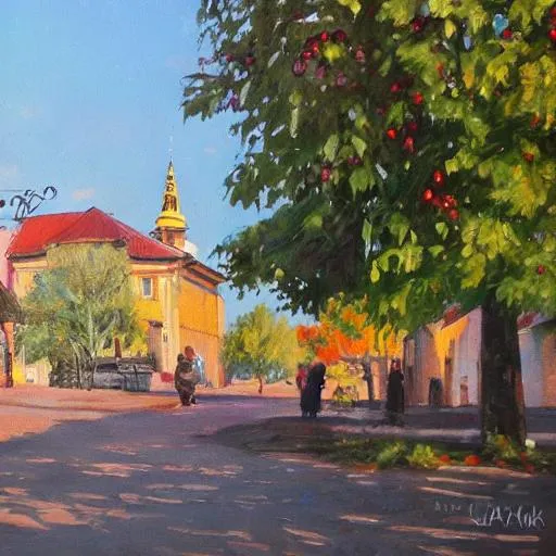 Prompt: Sumy, Ukraine, painting 