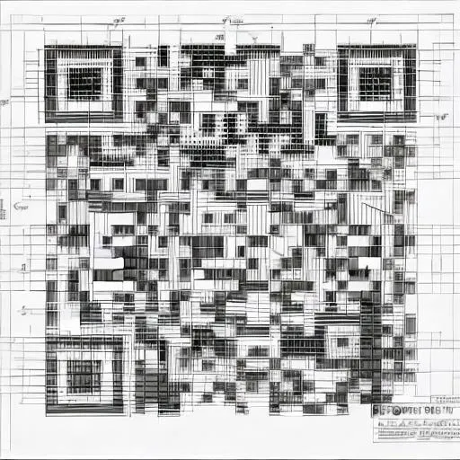 Prompt: architectural plan, mat building design, scale bar, 