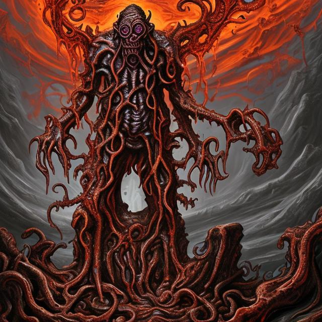 God, Lovecraft , molten flesh