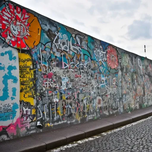 Prompt: berlin wall
